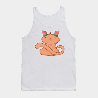 Cute Strawberry Cat, Cat Lover Tank Top